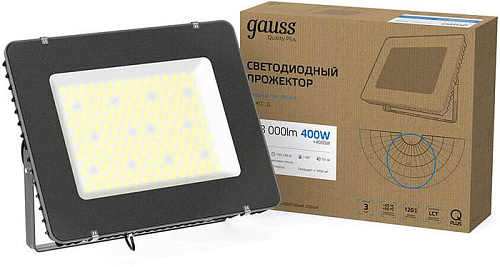 Уличный прожектор Gauss Qplus 400W 6500К 690511400