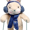 Классическая игрушка Milo Toys Little Friend Зайчонок на лыжах. Синий шарф 9905626