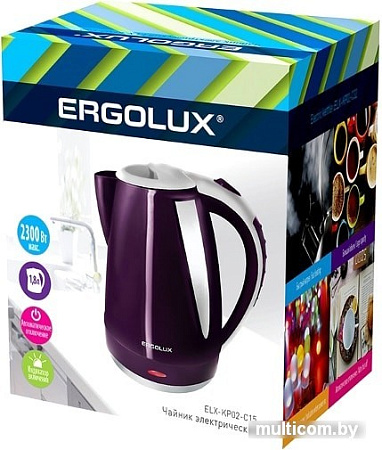 Электрочайник Ergolux ELX-KP02-C15