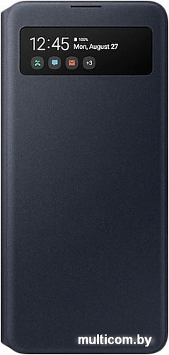 Чехол Samsung S View Wallet Cover для Samsung Galaxy A51 (черный)