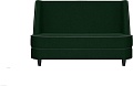 Диван Brioli Рико двухместный (рогожка, J8 темно-зеленый)