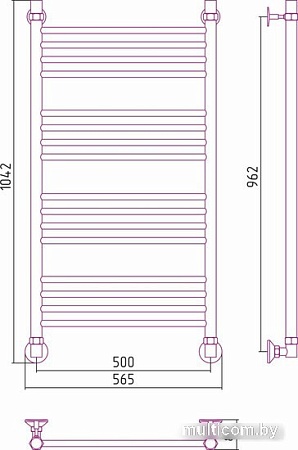 Полотенцесушитель Сунержа Аксиома-10 100x50 00661-1050