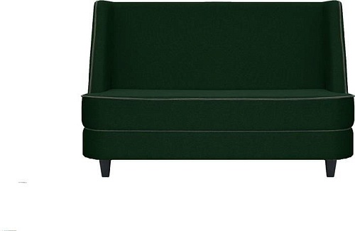 Диван Brioli Рико двухместный (рогожка, J8 темно-зеленый)