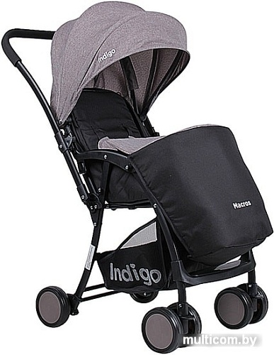 Коляска прогулочная «книга» Indigo Macros (синий)