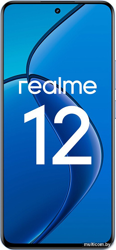 Смартфон Realme 12 RMX3871 8GB/512GB международная версия (голубой рассвет) и наушники Realme Buds T110 (черный)
