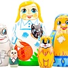 Развивающая игра Брестская Матрешка Волшебник страны Оз (набор 5 шт)