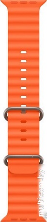 Умные часы Apple Watch Ultra 2 LTE 49 мм (титановый корпус, титановый/оранжевый, ремешок из эластомера)