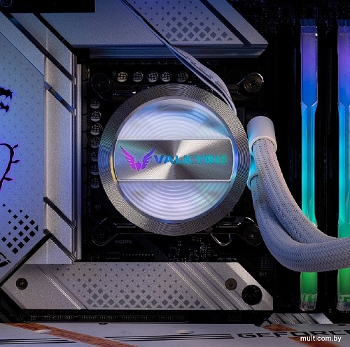 Система жидкостного охлаждения для процессора Valkyrie Dragonfang 240 (белый)