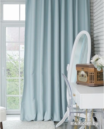 Штора Этель 4292695 2.7x3 м (голубой, 1 шт)
