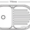 Кухонная мойка Ledeme L97749-L