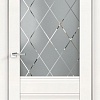 Межкомнатная дверь Velldoris Alto 2V 90x200 (белый эмалит, ромб)