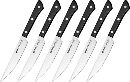 Набор ножей для стейка Samura Harakiri SHR-0260B