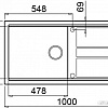 Кухонная мойка Elleci Best 480 Kera 96