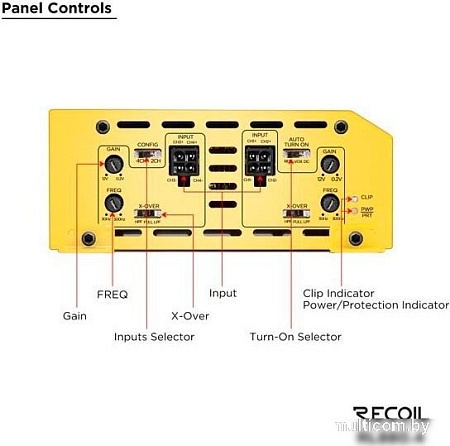 Автомобильный усилитель Recoil RL880.4