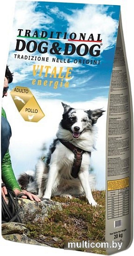 Сухой корм для собак Dog&Dog Adult Traditional Vitale Energia 20 кг