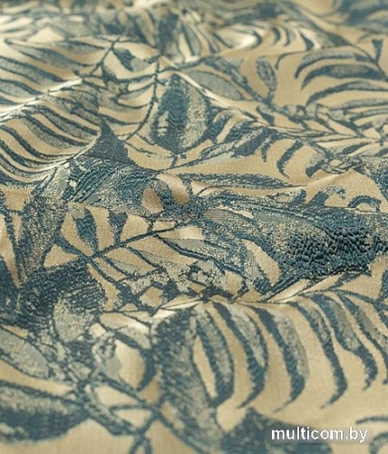 Штора Legrand Тропик 1.5x2.8 58120718 (изумрудный/золотой)