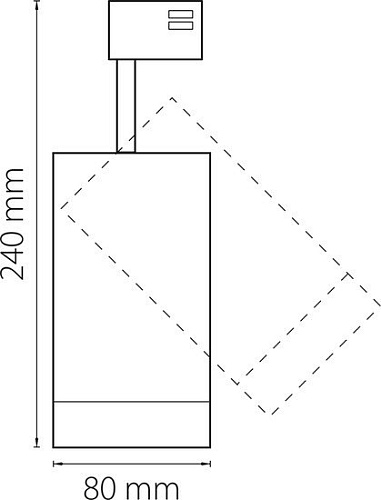 Трековый светильник Lightstar Canno 303594