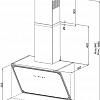 Кухонная вытяжка Korting KHC 69059 RGW