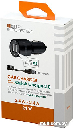 Зарядное устройство InterStep IS-CC-MICROQCRT-000B201