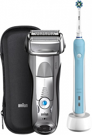 Электробритва Braun Series 7 7893s + Oral-B Pro 500 Cross Action D16.513.U