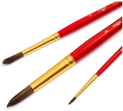 Набор кистей Гамма Пони 280618.09.03 (3 шт)