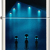 Зажигалка Zippo Classic Glow In The Dark Aliens Design 49487