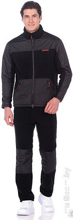 Костюм Huntsman Пикник-Люкс 48-50 (флис, черный)