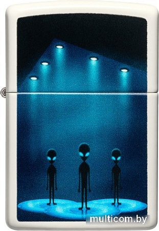 Зажигалка Zippo Classic Glow In The Dark Aliens Design 49487
