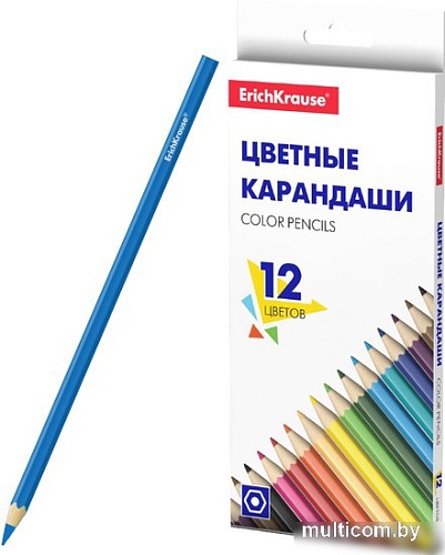 Набор цветных карандашей Erich Krause Basic 50529 (12 цветов)