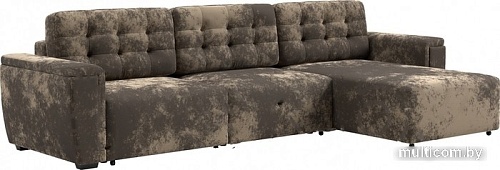 Угловой диван Мебельград Милан-4 Стандарт (тиффани коричневый)