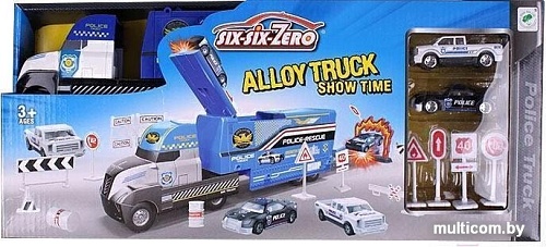 Игрушечный транспорт Darvish Трейлер полицейский DV-T-1697