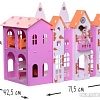 Кукольный домик Krasatoys Замок Джульетты с мебелью 000261 (белый/розовый)