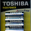 Батарейки Toshiba Alkaline LR6 4BP