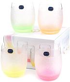 Набор стаканов для воды и напитков Bohemia Crystal Neon fronzen 25180/D4939/300