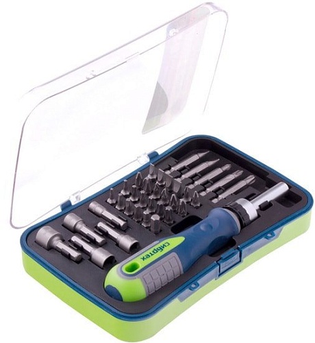 Отвертка с набором СибрТех 13337 (35 предметов)