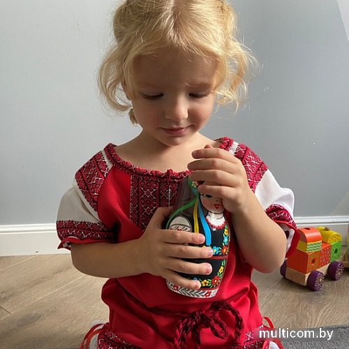 Развивающая игра Брестская Матрешка В украинской вышиванке (набор 7 шт)