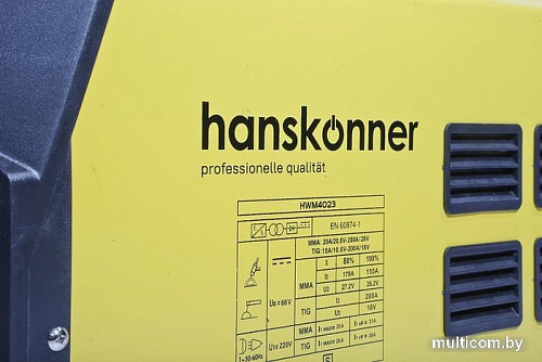 Сварочный инвертор Hanskonner HWM4023