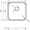 Кухонная мойка Omoikiri Omi 44-U/IF Quadro IN