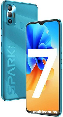 Смартфон Tecno Spark 7 2GB/32GB (голубой)