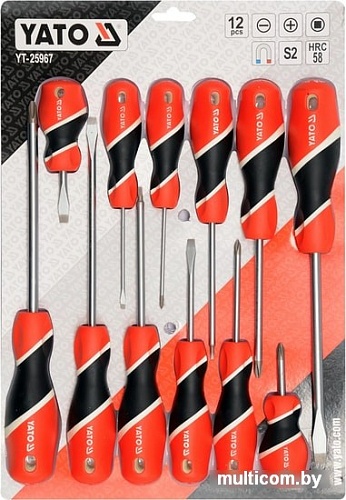 Набор отверток Yato YT-25967 (12 предметов)