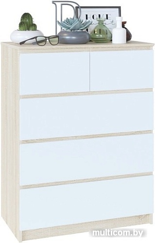 Комод Сокол Т-5Р (дуб сонома/белый)
