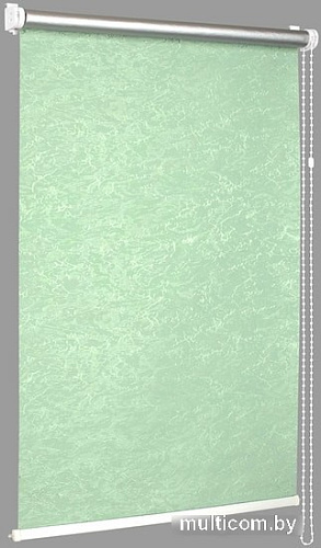 Мини рулонные шторы Delfa СРШ 01МПД79503 52x170 (мята, рисунок венеция)