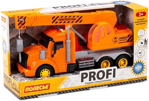 Полесье Профи Автомобиль-кран инерционный 86617