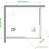 Душевой уголок Royal Bath RB9100HPD-C 100x90