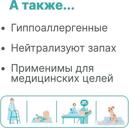 Пеленка одноразовая Kioshi 60x90 KUP104 (30 шт)