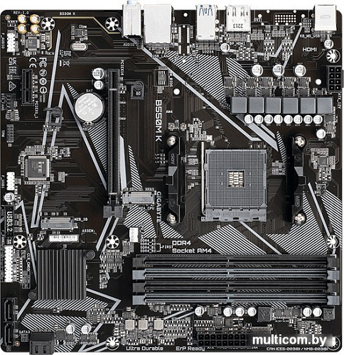 Материнская плата Gigabyte B550M K (rev. 1.0)