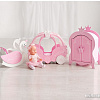 Стульчик для кукол Leader Toys Shining Crown для кормления Изящный лебедь 71220 (розовый)