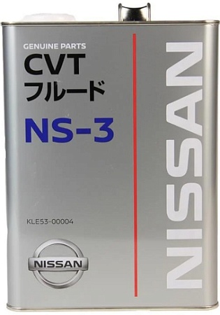 Трансмиссионное масло Nissan CVT NS-3 4л