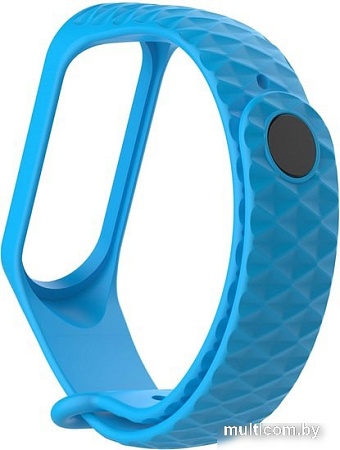 Ремешок Xiaomi ребристый для Mi Band 3 (синий)