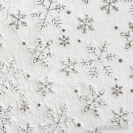 Плед Этель Серебряные снежинки 7155689 150х200